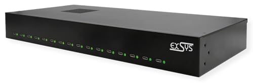 Station de charge USB-C EXSYS EX-11016 de 16 ports et 480W pour alimenter tous vos appareils