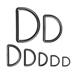 ✅ [ACCESSOIRES DIY - ANNEAUX DEMI-RONDS ADAPTÉS AUX POIGNÉES - SANGLES - ETC.] Les mousquetons à anneau en D en plastique de 32 mm peuvent être utilisés par exemple pour des projets de couture DIY - pour réparer un sac à main son propre, etc.