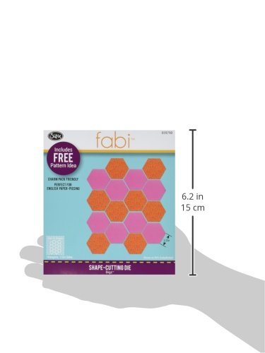 Sizzix 659790 Bigz Die, Hexagons, 1/2