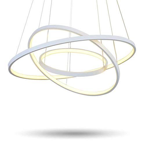 Preisvergleich Produktbild MARK Modern-Die einfache Beleuchtung LED Pendelleuchte, Pendelleuchten Glossy Counterpart Invisible Hanging Innenbeleuchtung Mount (30 cm 50 cm 70 cm Farbe Promise Dimming),Warmes Licht-30cm 50cm 70c