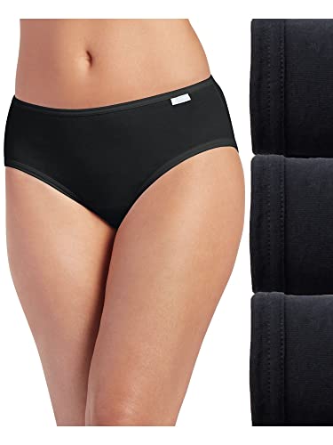 Jockey Women's Underwear Elance Hipster - 3 Pack, Black, 7 #TOP18