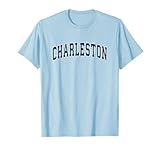 Charleston South Carolina SC Vintage Sports Design Navy Desi T-Shirt