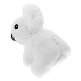 NAMOARLY Kuscheltier Schlüsselanhänger Aus Niedlicher Koala Schlüsselbund Für Taschen Und Schlüssel Für Frauen Und Weißer Teddybär Dekorationsartikel