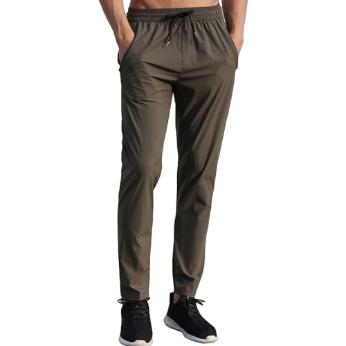 Pantalon de jogging léger homme et bas de sport extérieur à zip