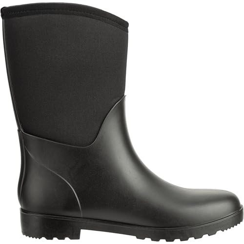 RL24 - Gummistiefel Basicline – Thermostiefel für Stall & Weide – wasserdichte Stallstiefel – Allwetter-Stiefel halbhoch – Thermo-Reitschuhe in schwarz – Unisex Winterschuhe in Größe 39
