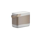 Bang & Olufsen Beolit 20 - Leistungsfähiger tragbarer Bluetooth-Lautsprecher mit integrierter Qi Ladestation, Grey Mist