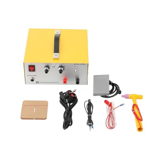YILIKISS 80A 400W Jewelry Spot Welder Pulse Sparkle Soldering Machine DIY Welding Tool Kit Earrings Gold and Silver Necklaces Jewelry Tool