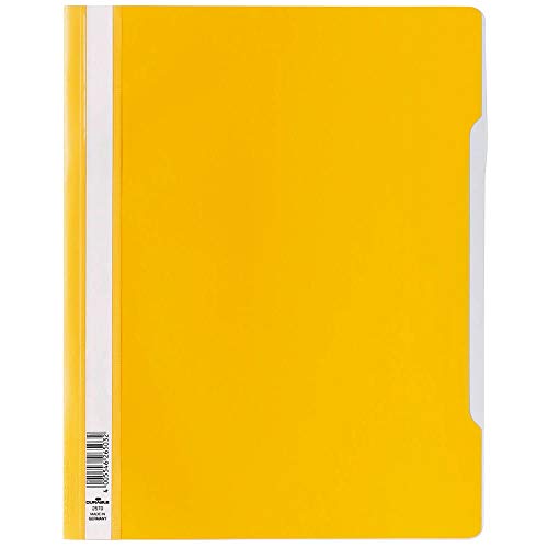Preisvergleich Produktbild Durable CLEAR VIEW FOLDER DURABLE 2570 A4 - Gelb (2570-04)