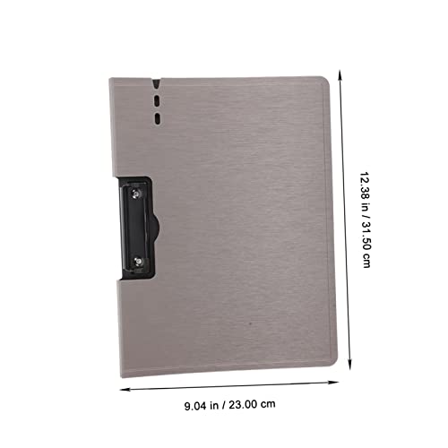 Bloc-notes A4 NUOBESTY avec presse-papiers portable en plastique pour documents - 6