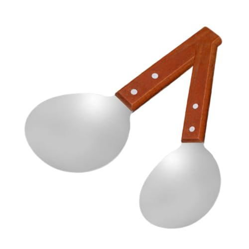 IMIKEYA 耐久性ハンドル不??勺子 大小 多機能豆腐盛りスプーン ご飯用しゃもじ アイスクリーム対応 キッチン用りわけスプーン 食事配膳に