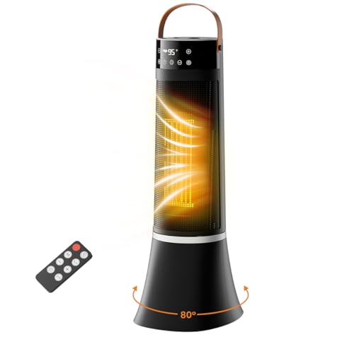 Space Heaters for Indoor Use, 24" Portable Room Electric Heater