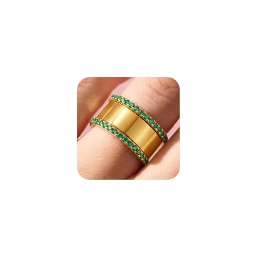 MIUSISHIYU Oura Ring Gen 3 & Gen 4�p�X�^�b�L���O�����O - 18K�S�[���h&�V���o�[CZ�͑��_�C�������h�o���h�A�X�^�b�J�u���X�}�[�g�����O�R���p�j�I�����f�B�[�X&�����Y?���z�I�ȃW���G���[�M�t�g�Z�b�g, 9, ����, �L��