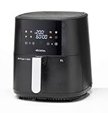 Ariete 4630/10 Friggitrice ad aria 9L, 1500 W, Capacità 9L, Capacità di cottura 2,5kg, 8 programmi preimpostati, Temperatura fino a 200°, Nero