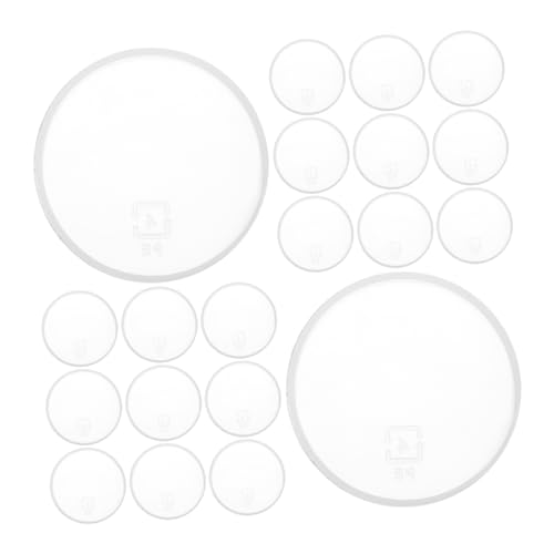 VILLCASE 20Pcs Small Plastic Glue Dispensing Plates Reusable Glue Trays for Paper Quilling and Craft Projects Convenient Glue Dispenser Trays for Easy Application