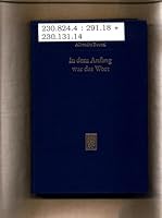 In Dem Anfang War Das Wort: Studien Zu Luthers Sprachverstandnis 3161457099 Book Cover