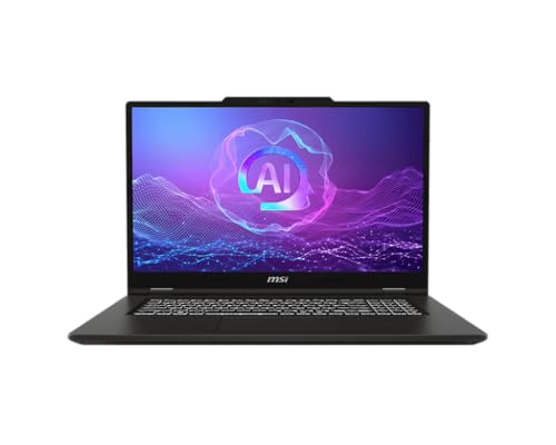 MSI Venture 17 AI A1MG-012FR: Intel Core Ultra 7 155H - 32GB DDR5 - SSD 1TB - Intel Arc Graphics - 17,3' Full HD 144Hz - Windows 11 Professional