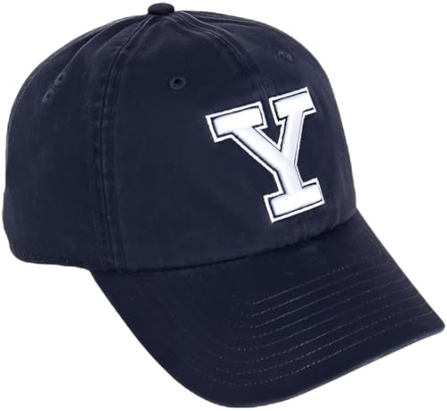 Desert Cactus Yale University Baseball Hat Bulldogs Brimmed Embroidered Hats Cap Adjustable Cloth Strap Adult (Style A1) Blue