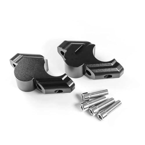 Soportes elevadores para manillar Tracer 9 GT 2021-2026 adaptador extension de aluminio negro