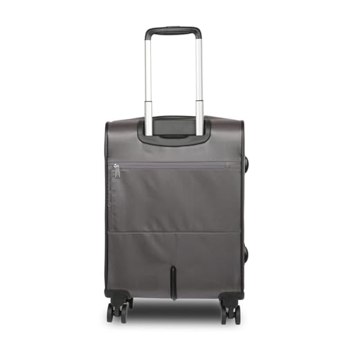 Image of Tommy Hilfiger Westfield Unisex Mid Soft Luggage - Black | 14-inch Laptop Compatible | Twill Polyester Shell | Flushed TSA Lock | 360 Self-Lubricating Double Wheels | 64L Capacity | 70cm