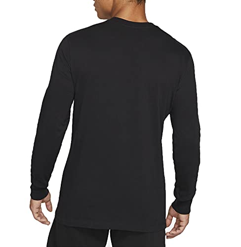 Nike M NSW LS GRX Tee Maglia Lunga, Black, L Uomo