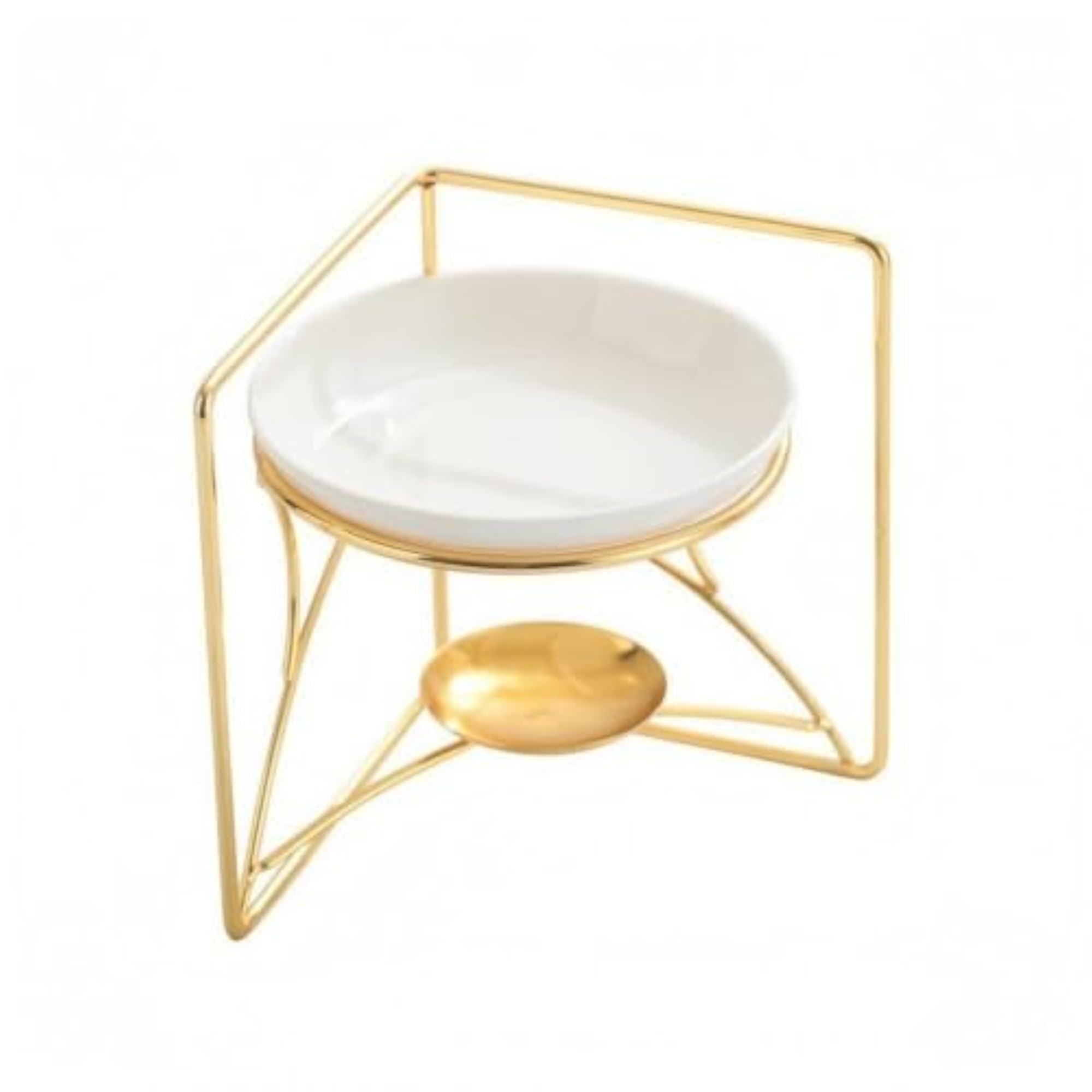 Decorative Ceramic Burner Elegant Geometric Aroma Burner