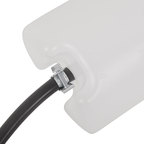 MOTO4U Hilfsgas-Kraftstofftank, universelles Motorrad-Gastank-Reparaturwerkzeug-Set, Gasbehälter, Hilfskraftstofftank, 1000 ml, mit Kraftstoffschlauch und Absperrventil.