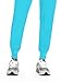 COZYFIT Womens Scrub Pants - Soft Stretch Yoga Style with 5 Pockets, Slim Fit Jogger Scrubs Pants for Women Aqua Blue