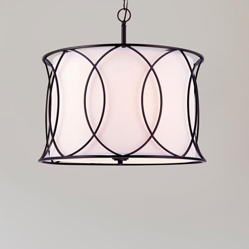 Canarm ICH320A03ORB20 Monica 3-Light Chandelier, 20.5" x 20.5" x 17.5", Oil Rubbed Bronze by Canarm - Used condition - US$29.52
