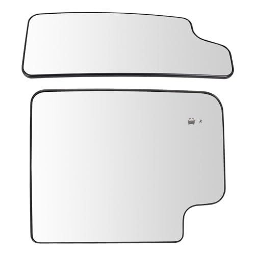 Replacement 2 Piece Mirror Glass Set - fits 2020-2021 Chevrolet Silverado 2500 HD (503713)