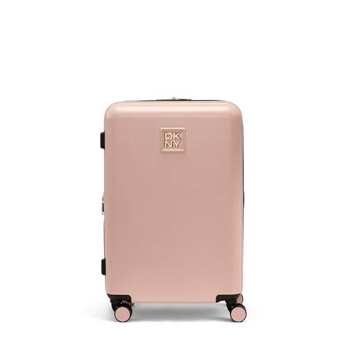 DKNY On the Go 25" Hardshell Lightweight Expandable Checked Luggage with Spinner Wheels,Blush by DKNY - Used condition - Image 4
