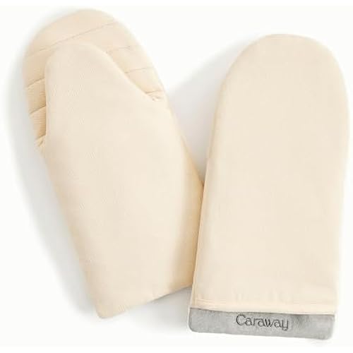 Caraway Oven Mitts, 100% Organic Cotton Oven Mitt Set of 2