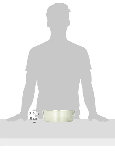 Qt Dog - Heavy Standard Stainless Steel Food Bowl - 5 Qt #TOP1