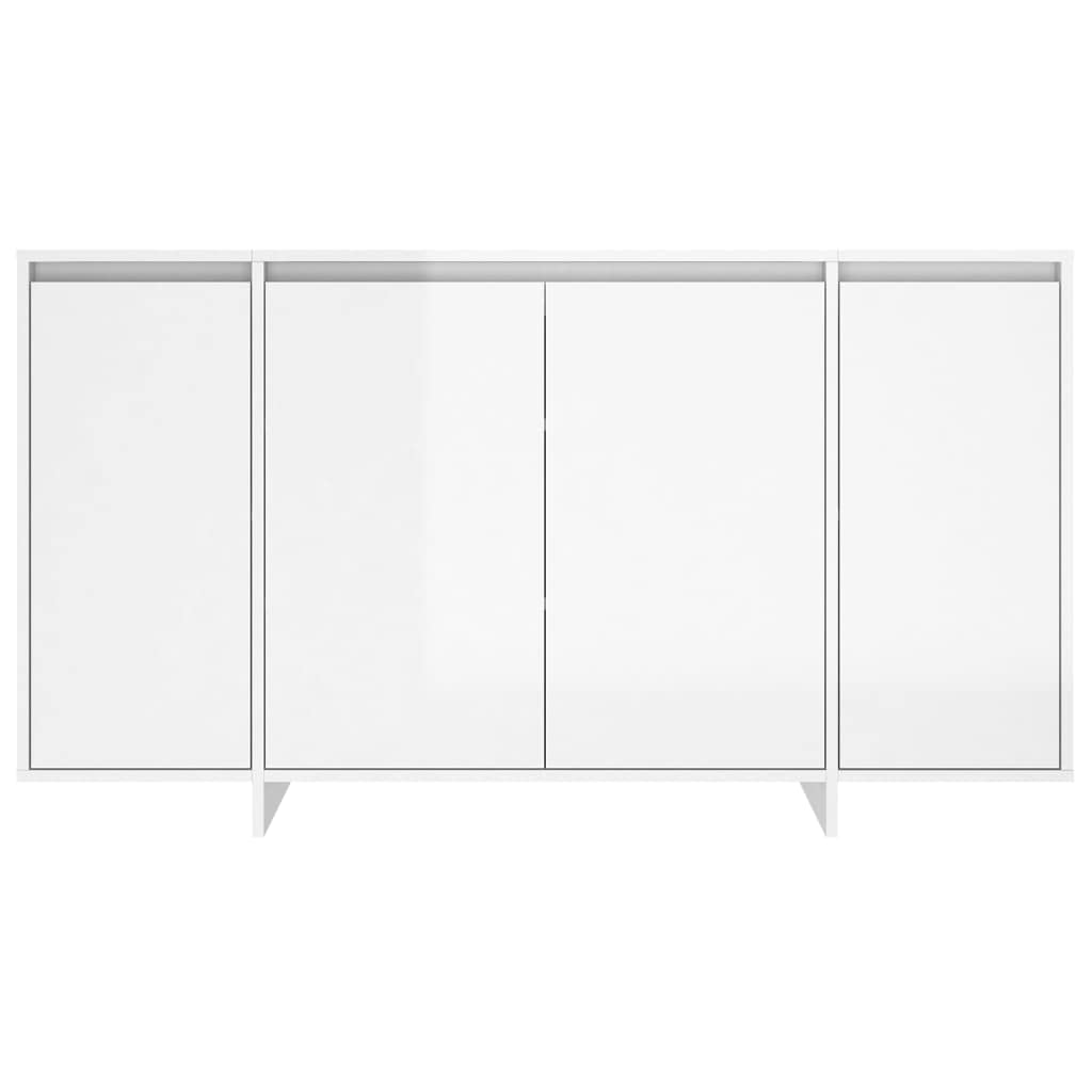 Dressoir 70x41x75 cm bewerkt hout wit