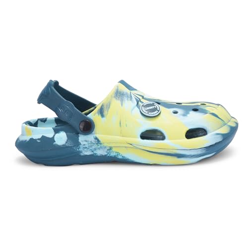 Liberty Lucy & Luke ALEX-02E Casual Slingback Clogs for Kids - Black, Navy Blue & Teal Blue | Slip-On Comfort, Comfortable & Lightweight | Ideal for All-Day Wear | Suitable for Indoors/Outdoors