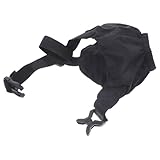 Kichvoe Stabile Nylon Augenmaske für Hunde in Schwarz Beruhigende Leichte und Tragbare Haustier Augenklappe zur Stressreduktion bei Pflege und Reisen