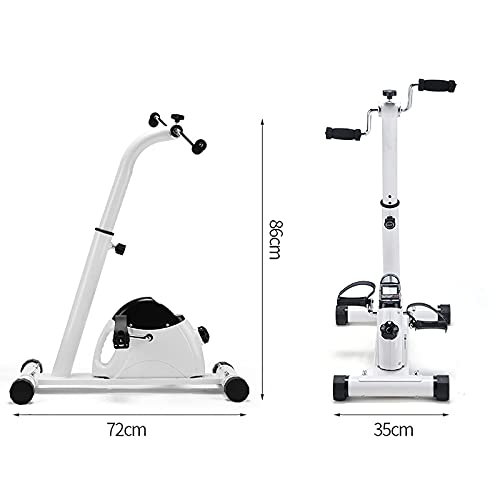 Image of Electric Pedal Mini Rehabilitation Maine Home Exercise Bike, Adjustable Upper and Lower Portable Pedal Exerciser, Fitness Equipment for Seniors and Elderly Rehabilitation Bicycle