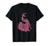 Paon Dessin Tatouage Art Boho Design Clubbing T-Shirt