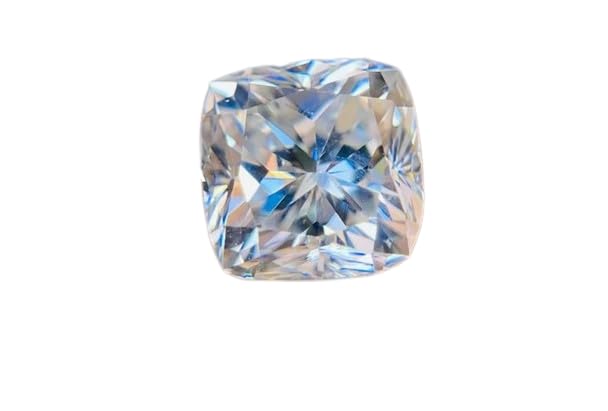 Gemstone Gallery Authentic 3.50 Carat Masonite Stone Original Certified Transparent American Diamond Stone Cushion Shape Mojonight Stone Mozonight Stone For Beautiful Jewellery Making मोजोनाइट रत्न