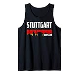 Stuttgart Skyline. Ein tolles Souvenir und eine perfekte Geschenkidee für alle stolzen Stuttgarter. Auch ideal als Geschenk für den Urlaub. Geschenk zum Geburtstag, Weihnachten.