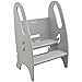 Little Partners 3-in-1 Growing Step Stool, Stone Grey