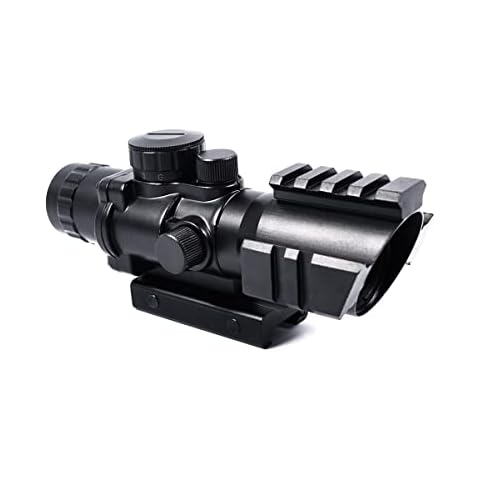OZARK ARMAMENT 4x32 Scope, Acog Scope, 4X Scope, 4X Rifle Scope, 4X Prism Scope, Picatinny Scope Mount Included with Each Prism Optic, Acog Style 4x32 Rifle Scope, Acog Rifle Scope Cover