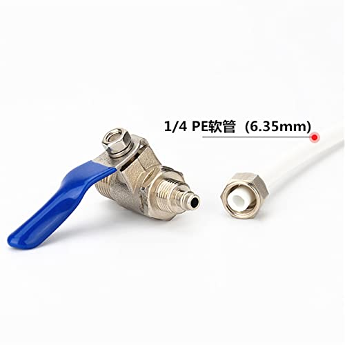 Raccords de robinet à bille avec filetage mâle de 1/4 pouces - 3