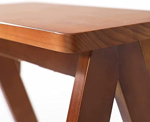 Taburete portátil plegable de madera maciza alta resistencia 5