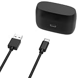 Custodia di ricarica per cuffie Jabra Elite 5, per elite 4 Active e per elite 3, scatola batteria da 590 mAh con porta di tipo C, indicatore LED, custodia di ricambio portatile in ABS (auricolari non