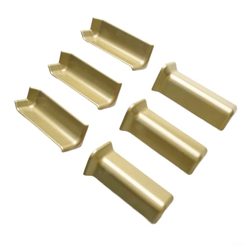 Zilimontt Coin de plinthe pour plinthe de 10 cm de hauteur, 3 coins intérieurs et 3 coins extérieurs - Connecteur, auto-garniture de base murale en ABS pour amélioration de la maison et (L pour