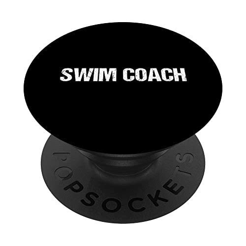 Nuotare Coach Semplice Titolo PopSockets PopGrip