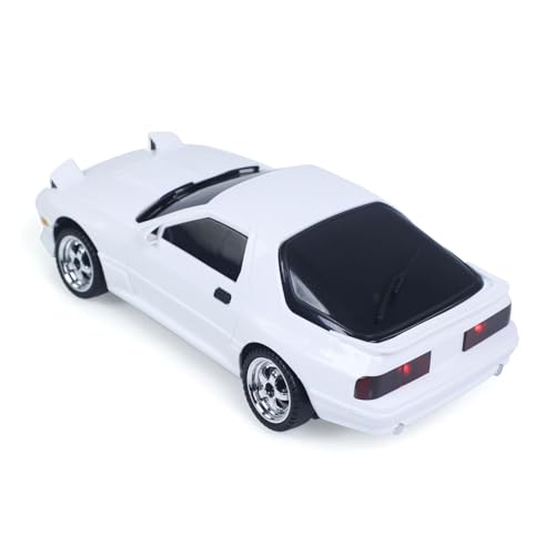 Image of US in Stock, LDRC 1 /18 Rx7 RC Racing Car RWD Gyroscope Wireless Control Drift Vehicles LD1802 Light System Motor Servo ESC for Hobby Grade Model, Birthday Gift(White)