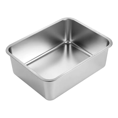 Arenero de Acero Inoxidable para Gatos Senior Tamaño M miniatura 3