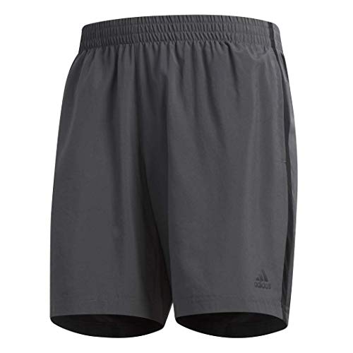 adidas Men s Own The Run Shorts, Grey Black, Large