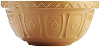 Mason Cash Mixing Bowl, Porcelain, Beige, 1.1 Litre/21 cm